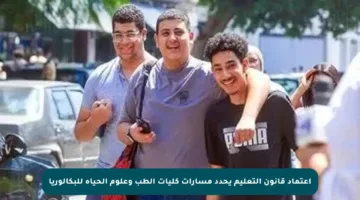 اعتماد قانون التعليم يحدد مسارات كليات الطب وعلوم الحياة للبكالوريا